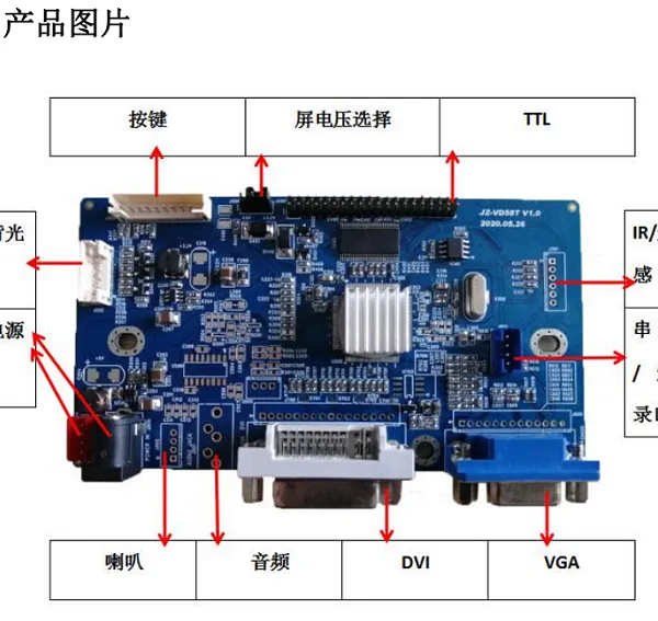 LCD Driver Board LVDS/TTL /EDP photo-5