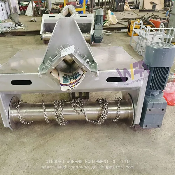 Top Quality Abattoir Hydraulic Skinning Machine Slaughtering Line of Butchery Machinery photo-3