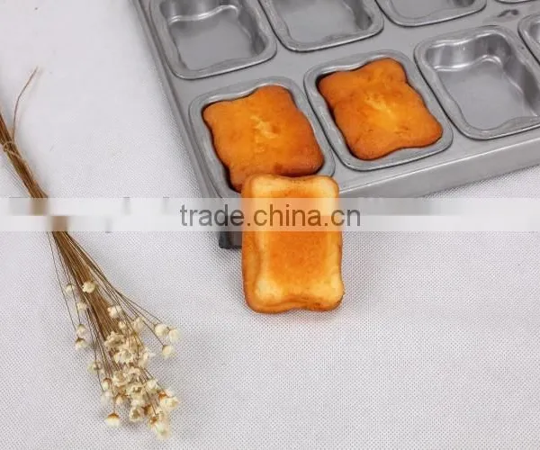 Customized FDA,LFGB,SGS Certification Non-stick Teflon Coating Aluminum Flat Baking Pudding Cake Tray photo-3