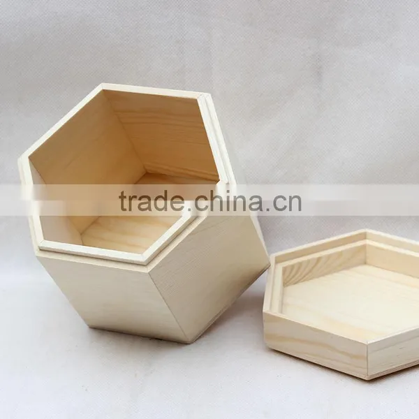 Empty Wood Gift Box , Tea Storage Wood Box photo-2