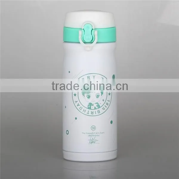 2016 Newly Concise Durable Food Grade Bontique Promotional Manufactured Double Wall Stainless Steel Vacuum Bottle photo-3