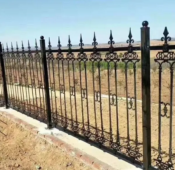 Standard Compliant Factory Direct Price Zinc Steel Fence with Installation Guide