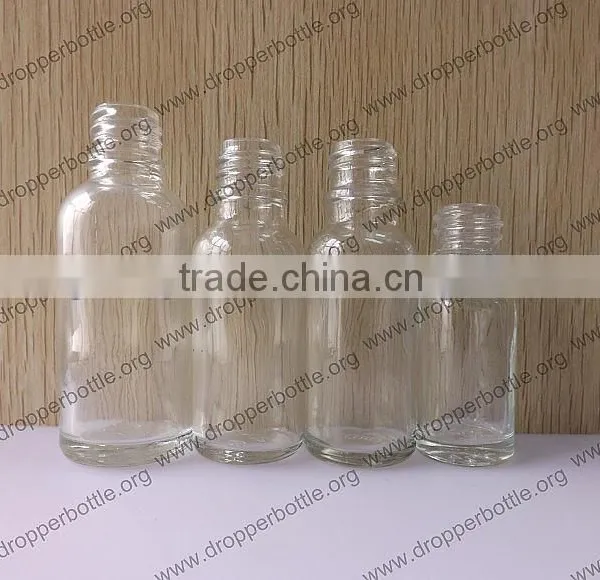 Clear Glass Drop Bottle