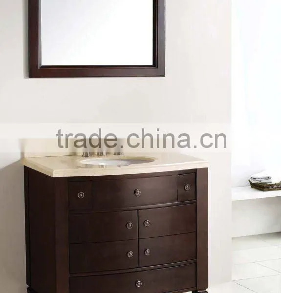 Solid Wooden Bathroom Cabinet Furniture 8703