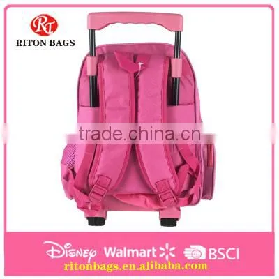Top Seller Top Quality Humanized Design Wholesale Kids Trolley Bags Backpack Bag School Bags With Wheels for Girls photo-3
