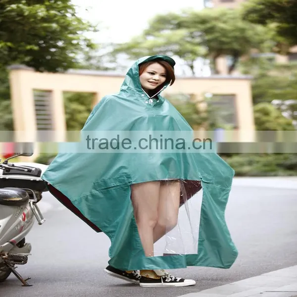 2014 New Design Transparent Long Women Sexy PVC Raincoat photo-2