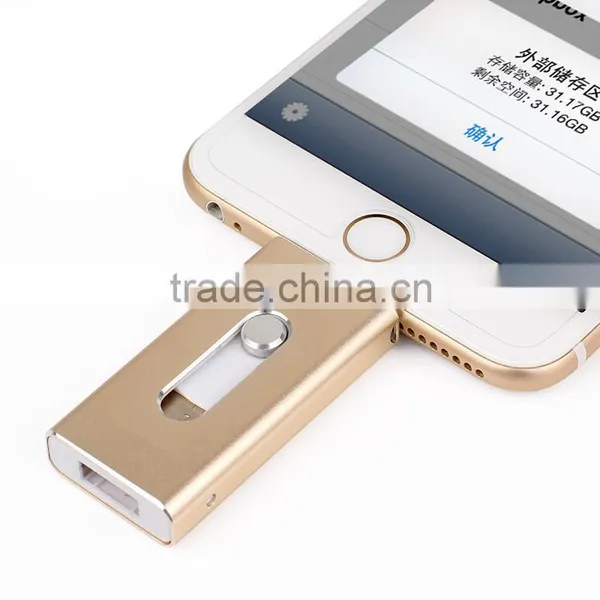 4-64gb Micro Usb Card Reader Otg Usb Stick Iflash Drive for Iphone photo-2