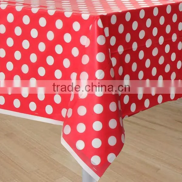 High Quality Plastic Table Cover for Party Products Supplies photo-5