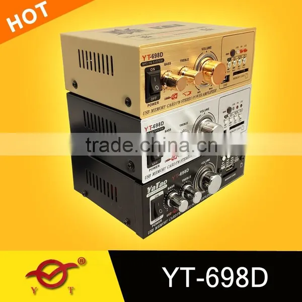 Professional High Power Amplifier Model 600w for Speaker System YT-698D With Usb/sd Three Colour photo-3