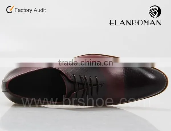 Custom England Style Genuine Cow Leather Oxford Mature Tan Men Dress Shoes photo-3