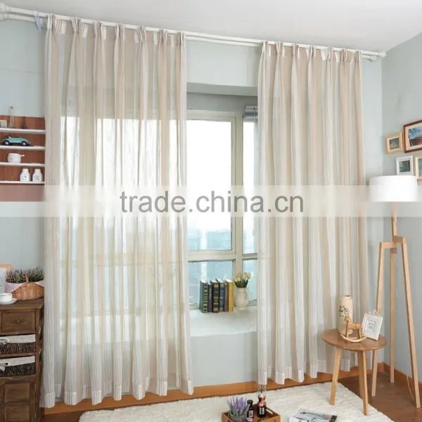 Polyester Linen Curtain Gauzes Fabric photo-2