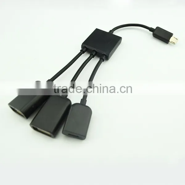 High Quality High Speed 3 in 1micro Usb Ptg Cable for Mobile Phone photo-5