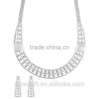 cz Jewelry Wedding Necklace Jewelry Set