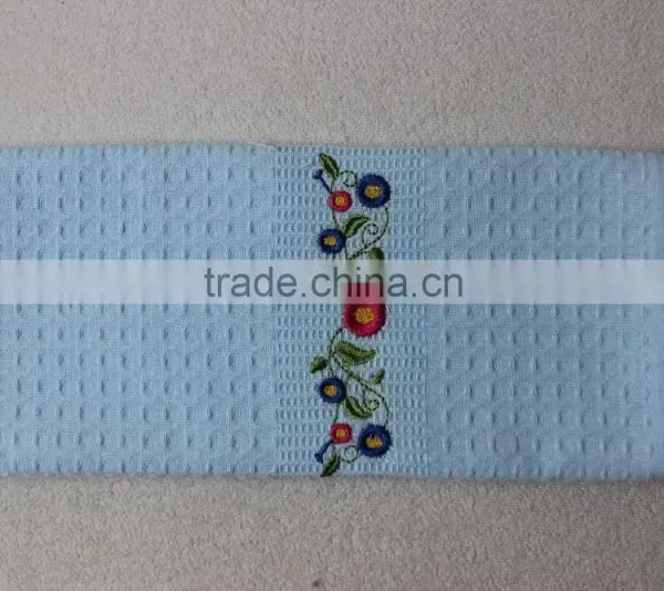 Custom Solid Colorful Waffle Tea Towels 100% Cotton 2016 With Embroidery photo-5