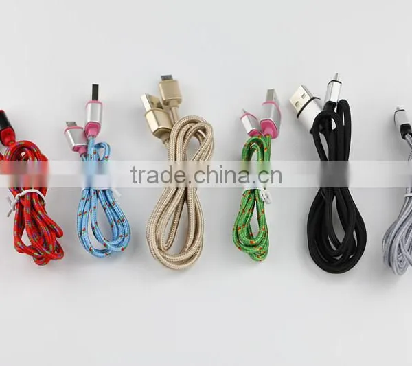 Braided Micro Cable for Samsung/HTC/LG