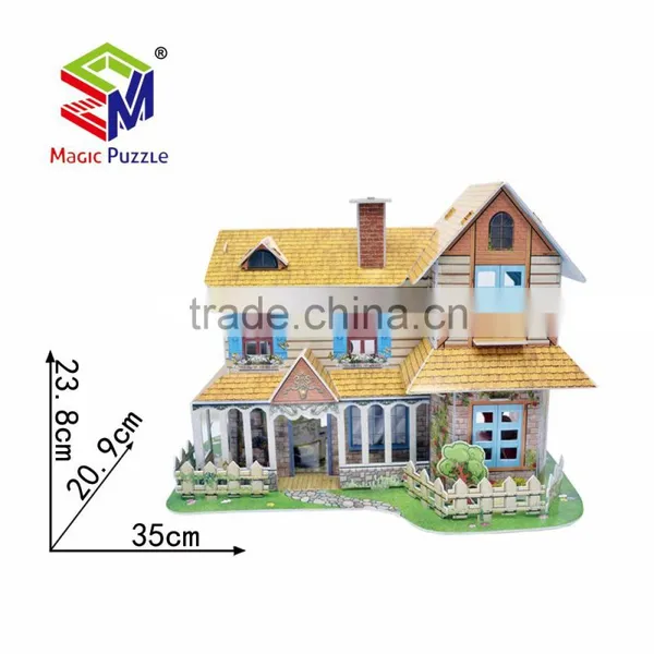 Cheap Giveaway Gifts Cardboard House Cartoon Toys