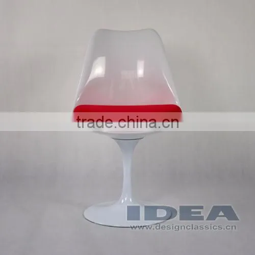 Replica Eero Saarinen Tulip Chair - Red Cushion photo-2