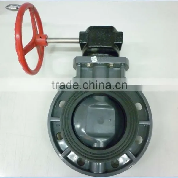 ABS Butterfly Valve (Gear)