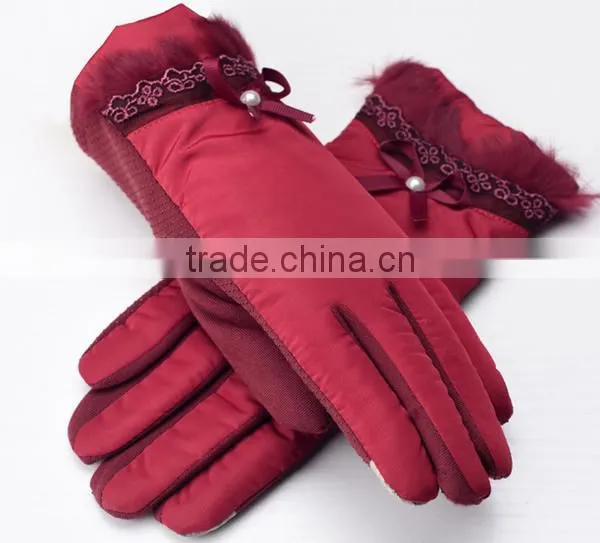 New Arrival Ladies's Ribbon Touch Screen Gloves With Multi Colors photo-6