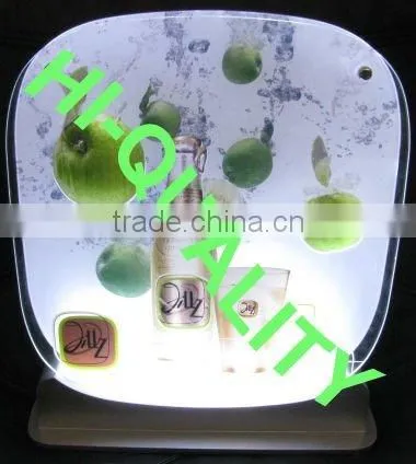 Advertising Craft Stand/ Acrylic Display With LED Light Box