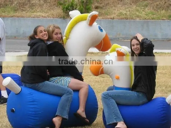 2015 EN14960 New Design Inflatable Derby Horse Racing photo-3