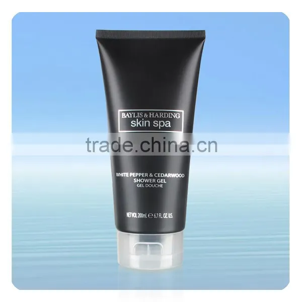 200ml Plastic Black Shower Gel Packs/Containers/Tubes photo-2