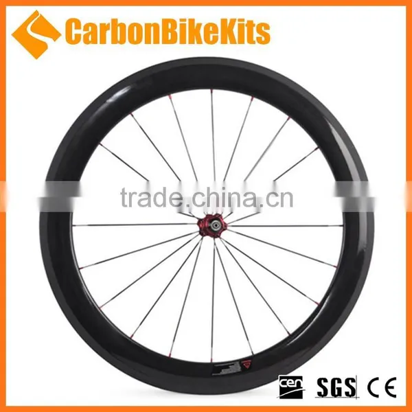 Toray T700 CW60C 60mm Clincher Full Carbon Fiber Wheels Bike Road 700c photo-2