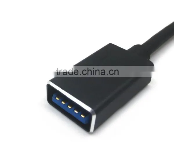 USB 3.1 Type C Male Connector to A Female OTG Data Cable for Macbook photo-3