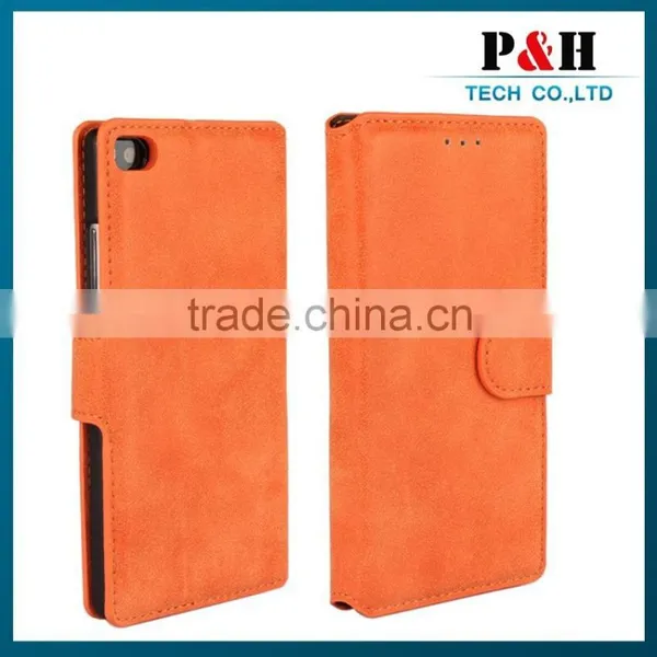 High Quality Leather Case for Huawei P7 photo-2