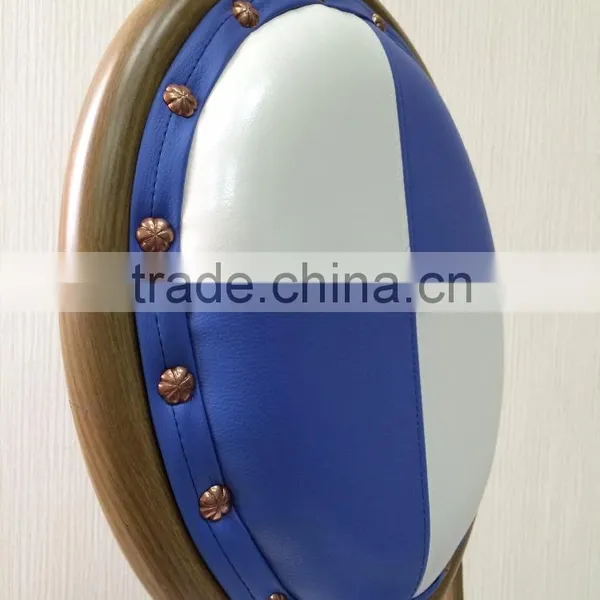 Wholesale Upholstered Wooden Oval Back Dining Chair Modern HC-918 photo-4