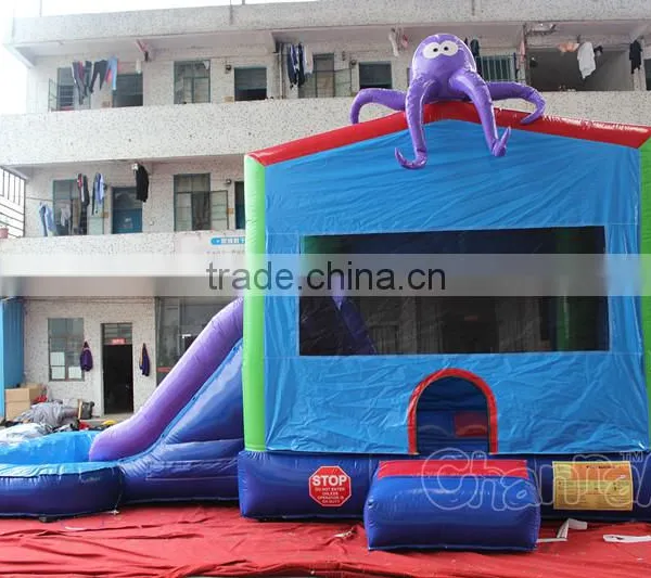 Octopus Inflatable Bouncy Castle With Water Slide photo-2