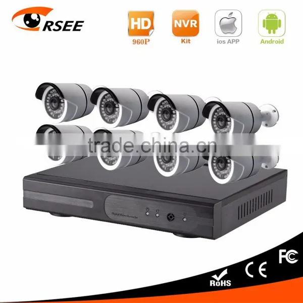 8 Channel 960p Poe Nvr Kit P2p Cloud Motion Detection Alarm Cctv Camera System photo-2