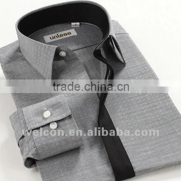 Latest Design Long Sleeve 100% Cotton Casual Style Fashion Men's Dress Shirt photo-6