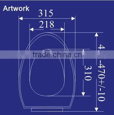 1026 Toilet Seats PP Material White Thin Cover Prices photo-4