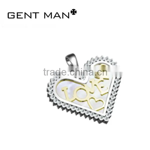 Young Girl Most Like Cute Heart Shaped Pendant Girlfriend Heart Pendant Necklace photo-4
