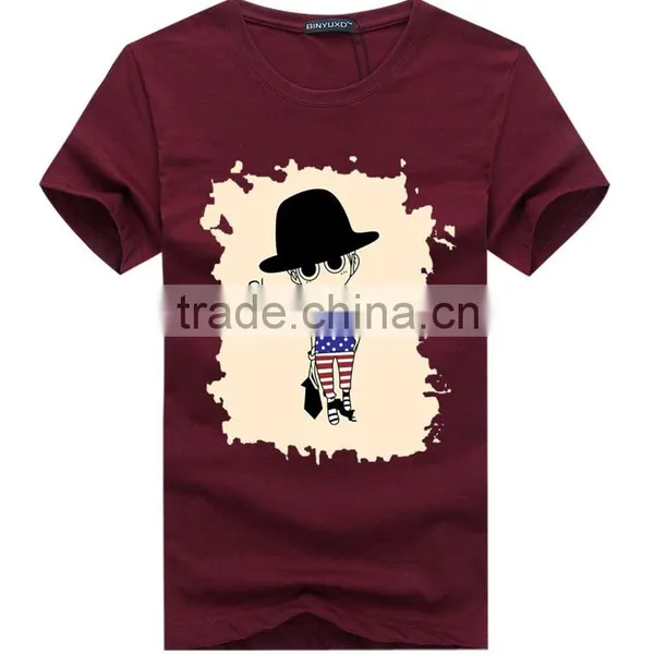 Wholesale Clothing 2016 High Quality Customprinted T-shirtOEM Plain Mens All Color Shirt Classic Collar New Design t Shirt photo-3