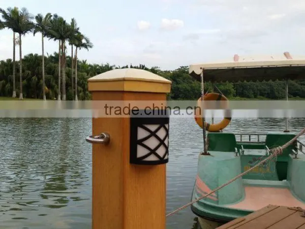 ABS PC Waterproof Black Solar Energy Charging Solar Light for Garden Street Courtyard photo-4
