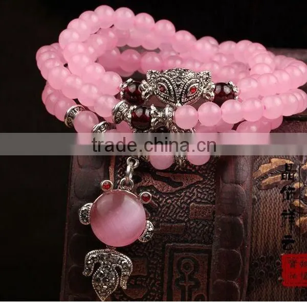 Austrian Rose Crystal Bracelet Make Hipanema Crystal Bracelet photo-5