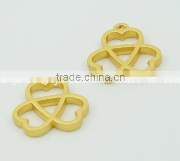 Gold Flower Design Metal Label Fashionable Decorative Accessories for Bag photo-2