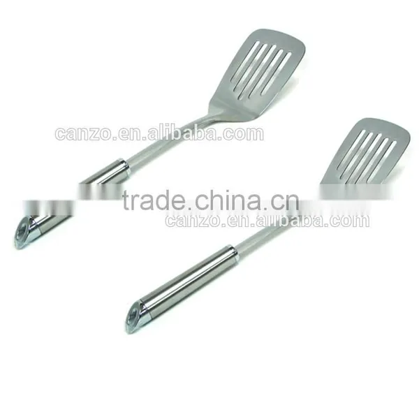 Popular High Quality Kitchen Utensils Stainless Steel Slotted Steak Turner/spatula photo-3