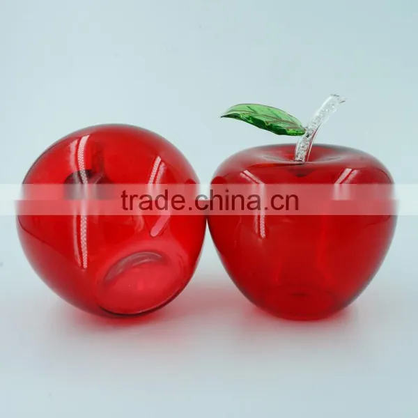 Lovely Wedding Door Gift Crystal Red Apple Coin Piggy Bank photo-5