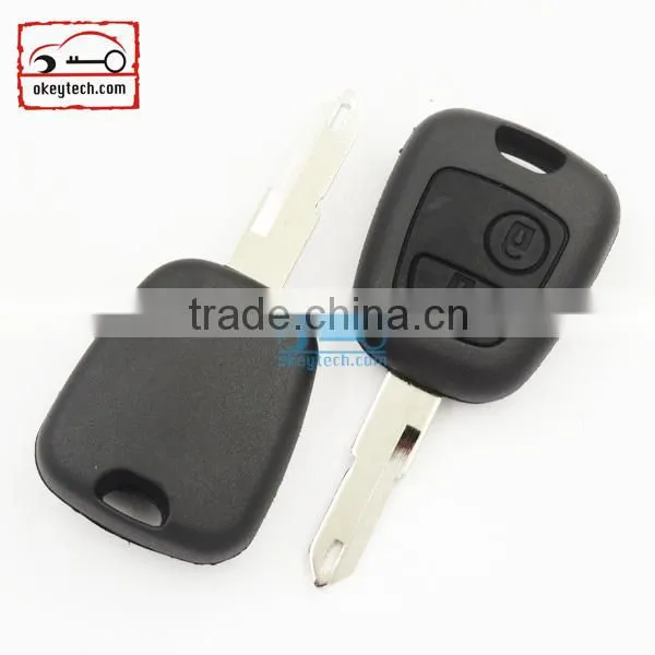 Good Price Peuguot Key Shell for 206 Blank 2 Button no Logo Car Key Peugeot Romote Key Cover photo-3