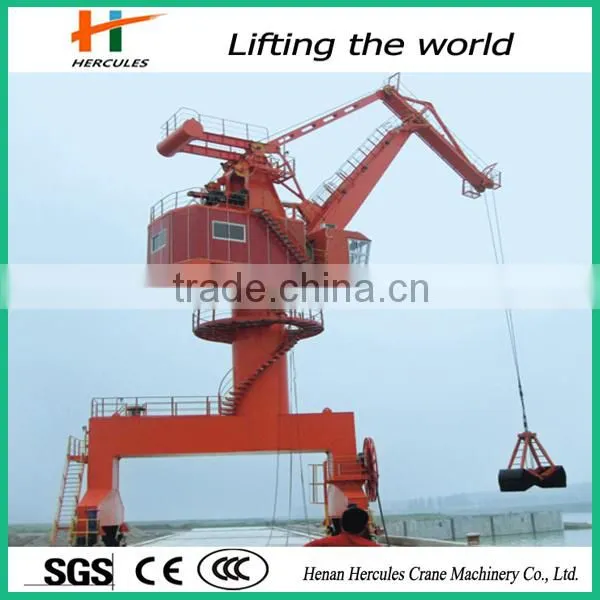 Seaport Swing Portal Jib Crane With Container Spreader or Grab