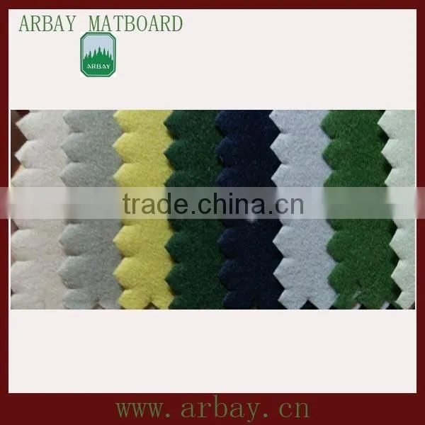 Custom High Quality Black Core Big Size Large Big Size Suede Mat Board Uncut