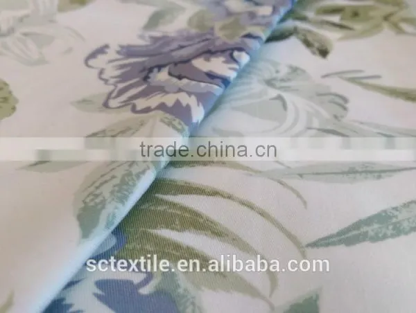 98%Cotton 2%spandex Stretch Cotton Flower Printing Twill Woven Fabric 32x32+40D/170x65 photo-2