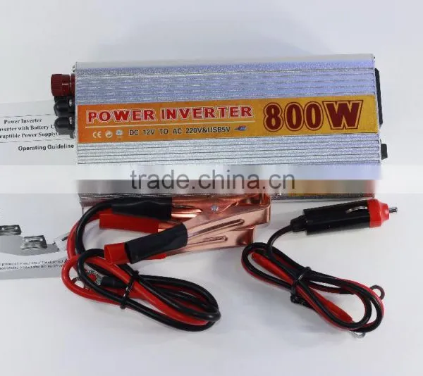 Car Converter With USB Charger Power Inverter Adapter DC 12V/24V to 220V photo-2