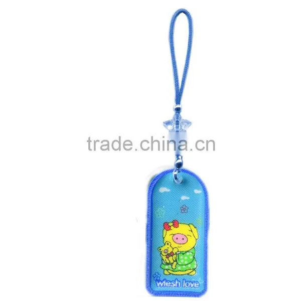 Promotional Gift Carton Customized Shaped Round PVC Mobile Phone Rub photo-2