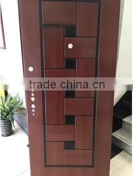Baodu Brand Safety Front Entry Steel Doors for Sale Cheap Security Door photo-5