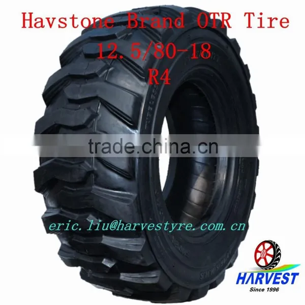12.5/80R18-12PR With R4 Pattern Industry Tyre