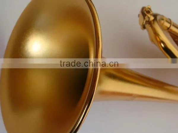 High Grade Trumpet Brush Gold Surface Import Brass Bell Professional Musical Instruments photo-5
